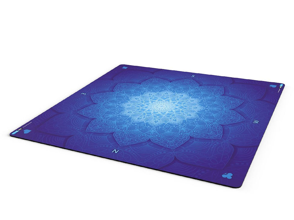 Présentation de l'accessoire "Tapis Bleu - 60x60 cm"
