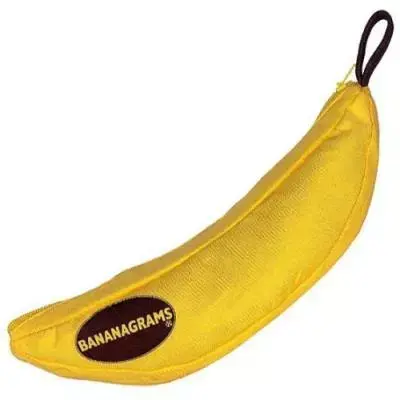 Boîte du jeu de société "Bananagrams"