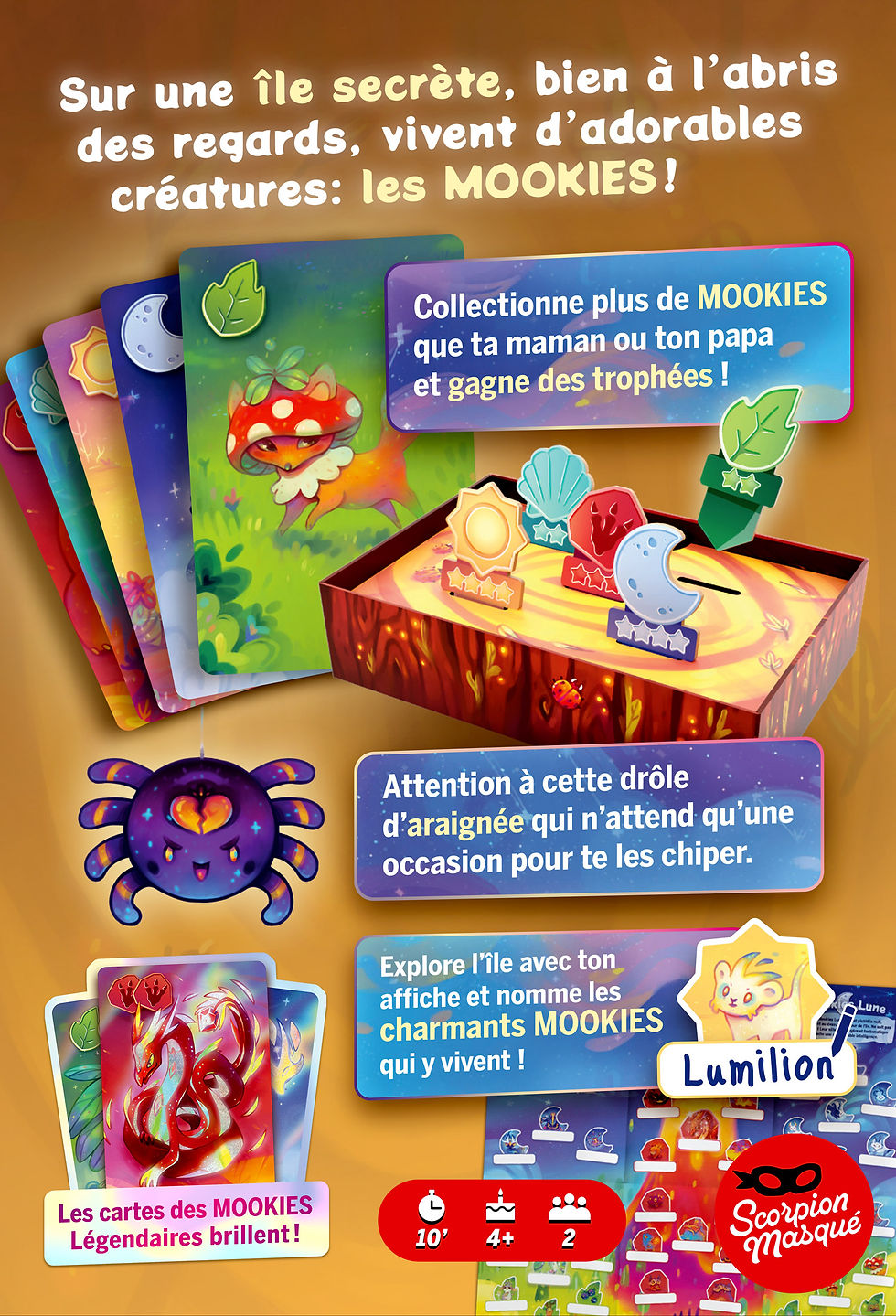 Miniature : Boîte du jeu de société "L'île des Mookies"