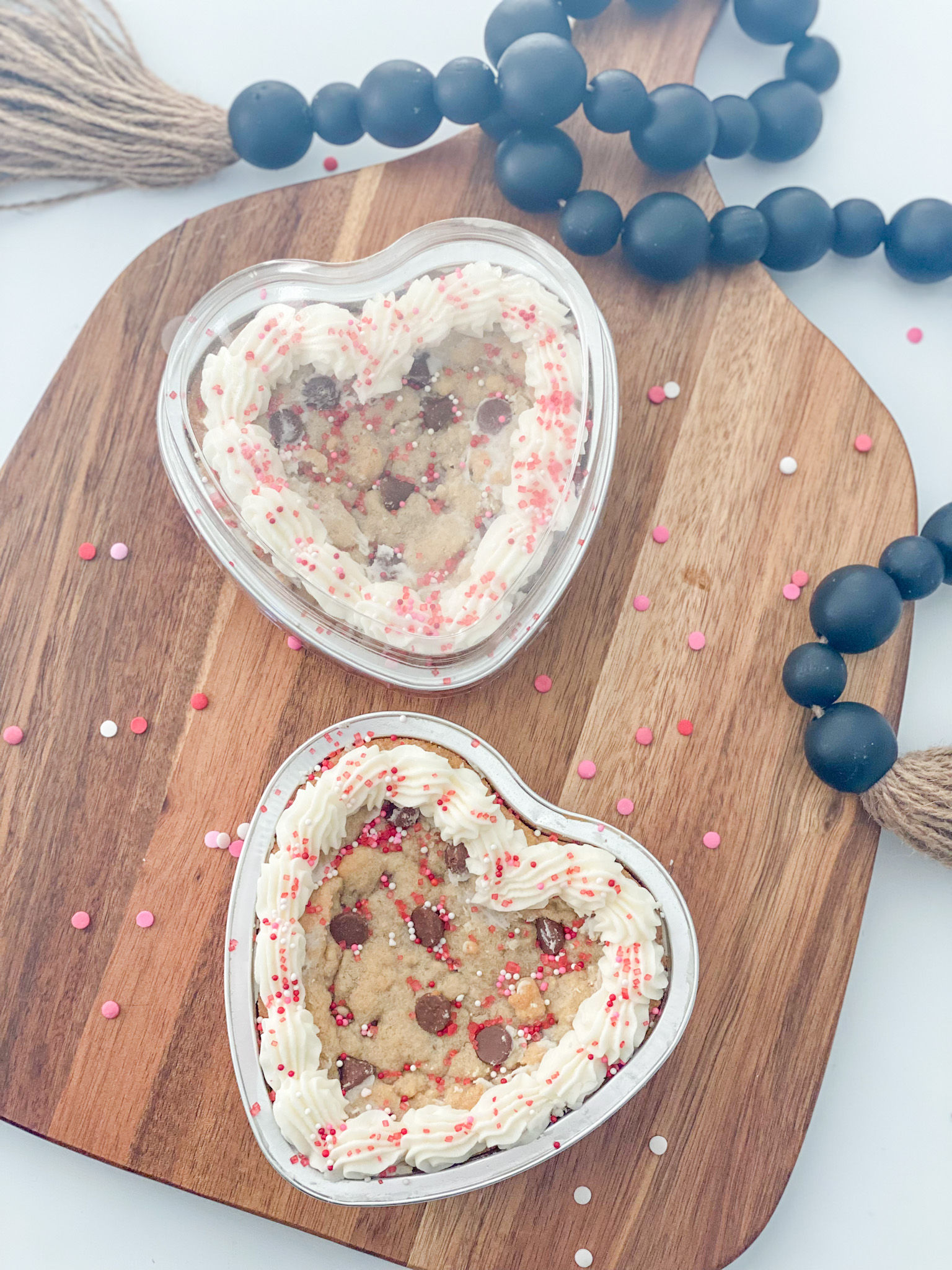 Mini Heart Shaped Cookie Cake