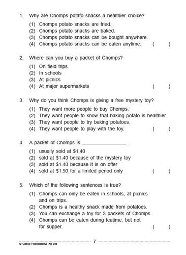 縮圖：Comprehension Visual Text Open-Ended 1