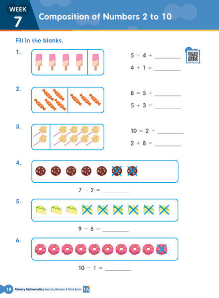 縮圖：P1 Primary Mathematics Exercise, Revision & Mock Exam