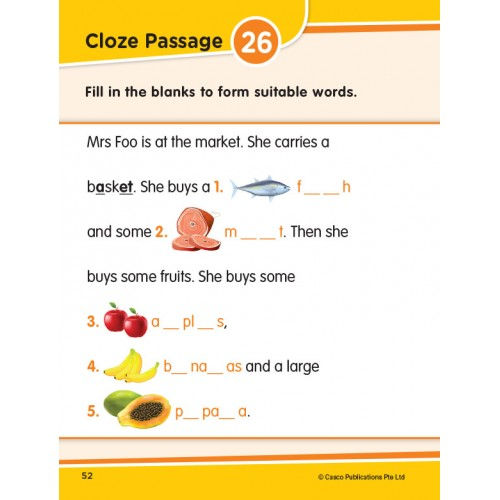 縮圖：Pre-school English cloze passage