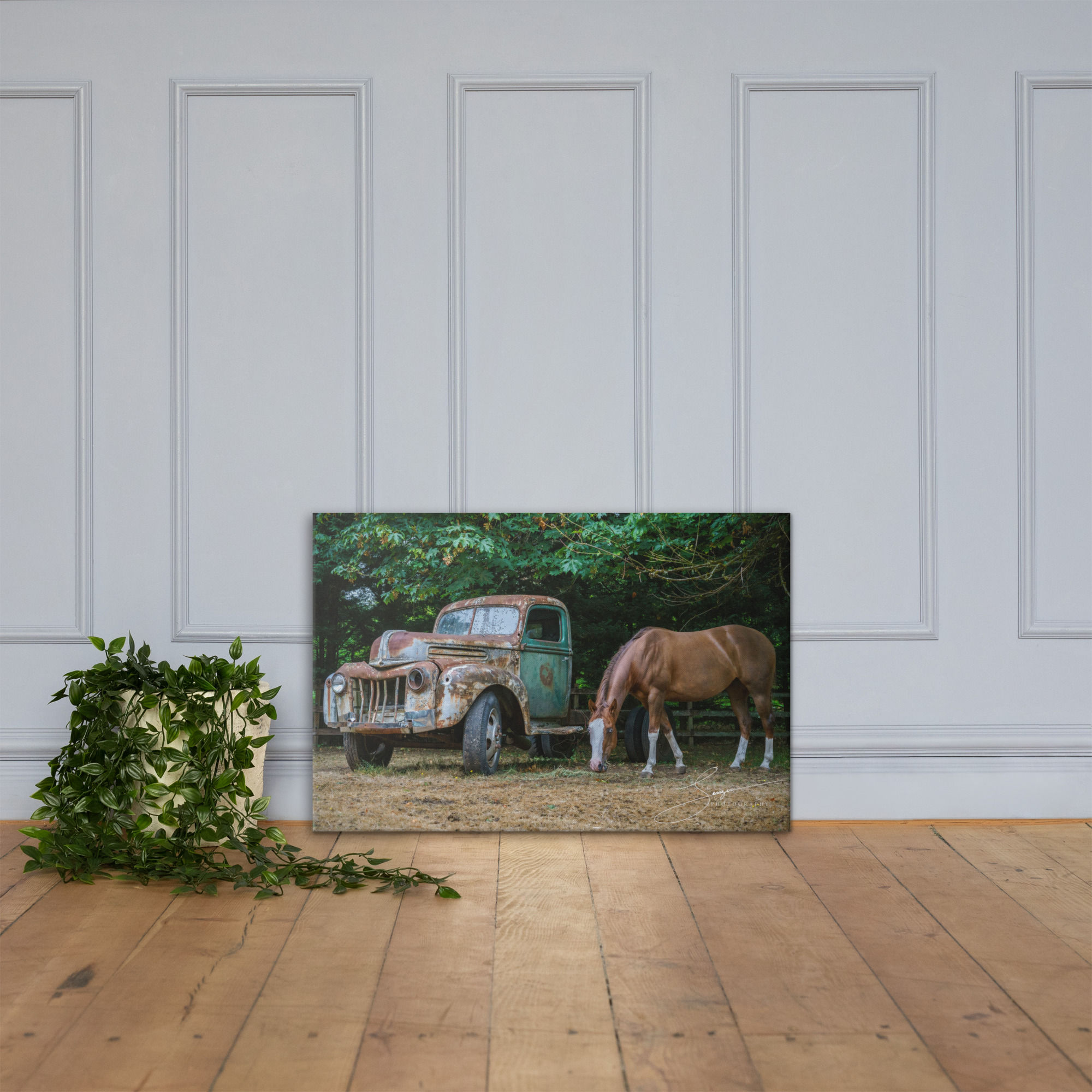 "Ford and Wilma" 24x36 Canvas