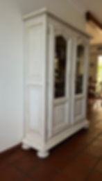 Vitrine 2 portes patine ancienne