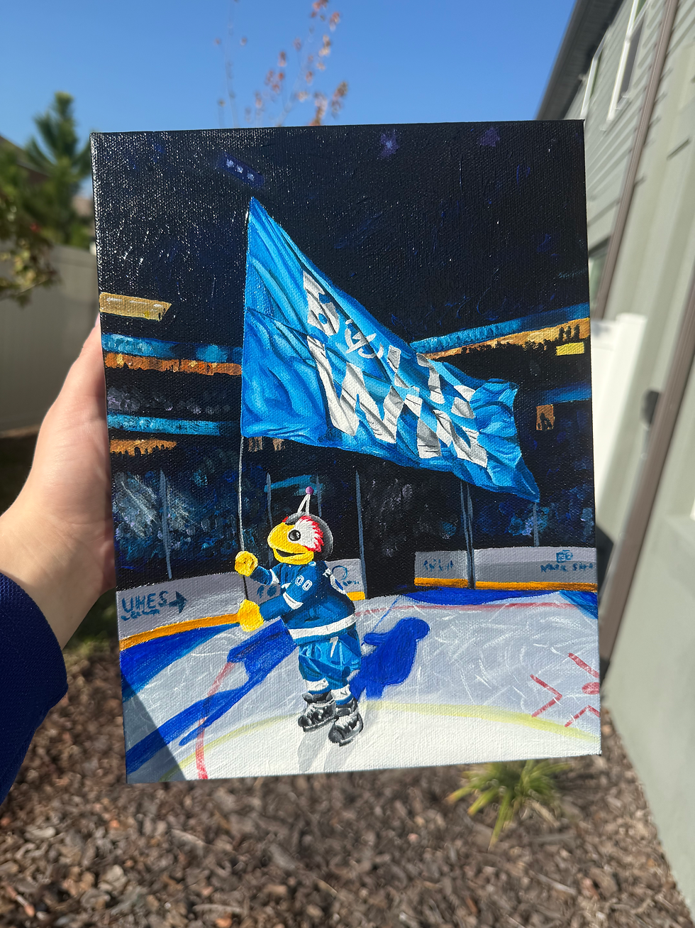 I love Thunderbug! He actually shared this painting on his social media accounts, which was super cool.