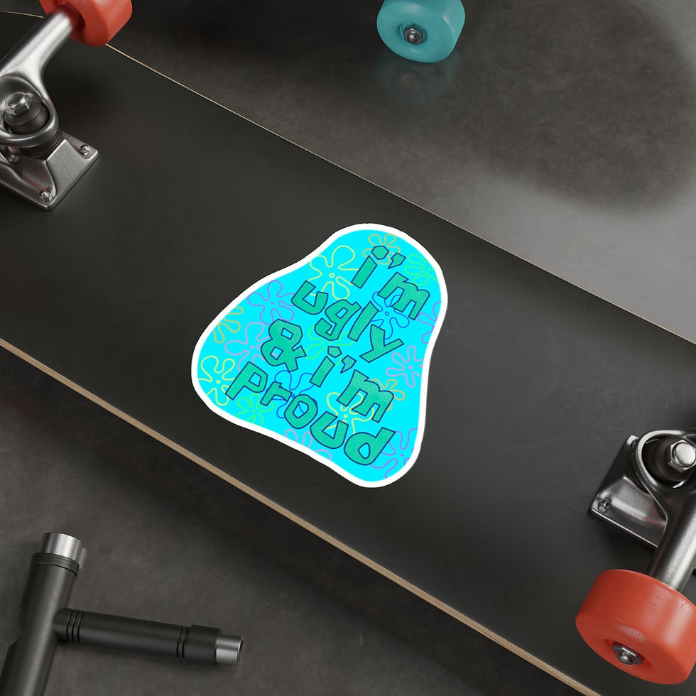 Thumbnail: Ugly Proud Spongebob Inspired Sticker