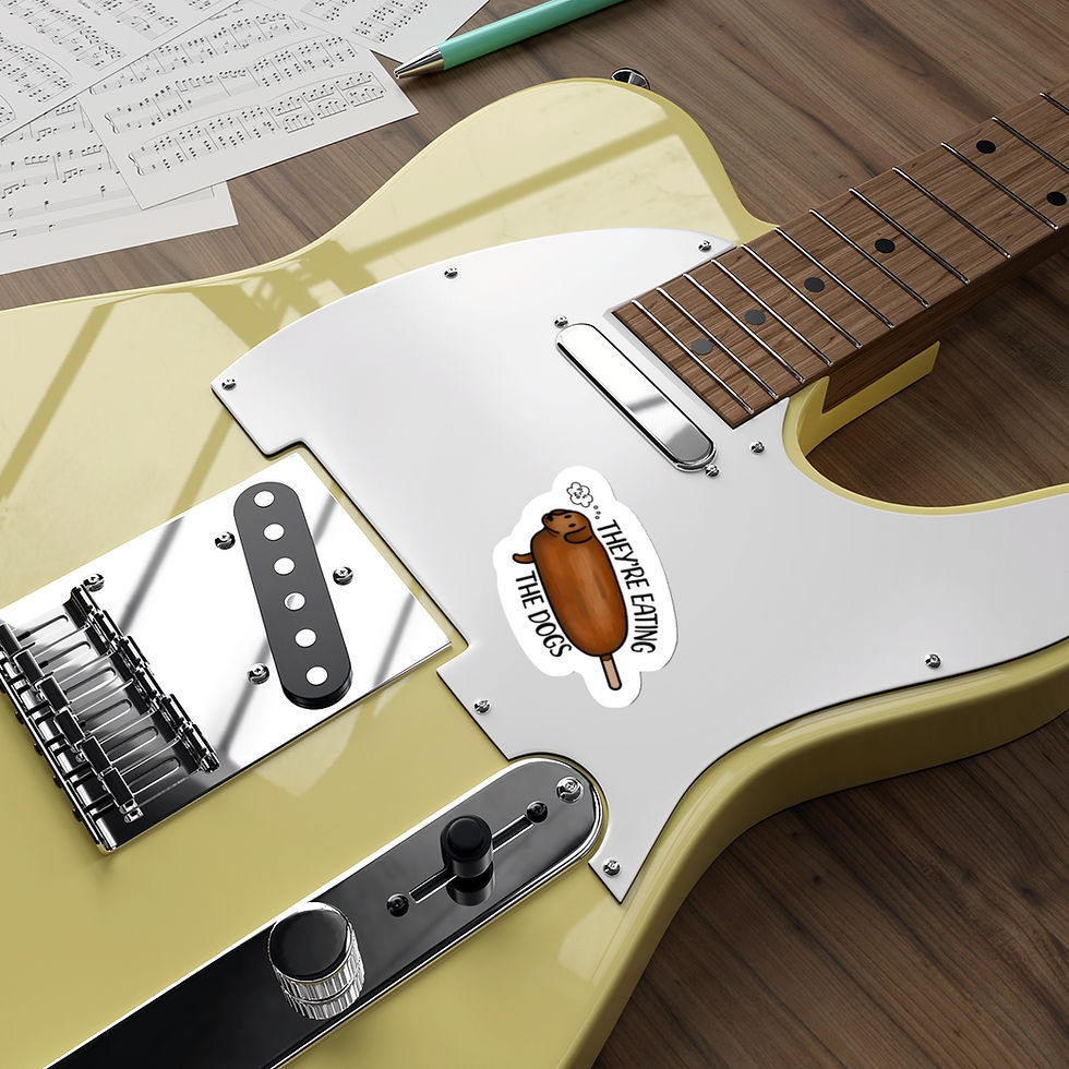 Thumbnail: "They're Eating the Dogs" Funny Sticker