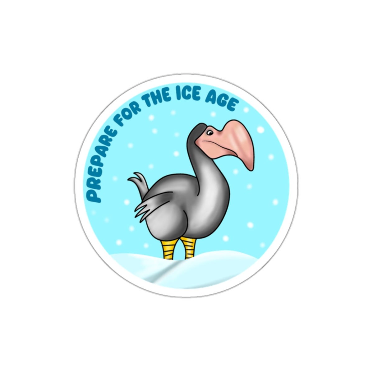 Prepare for the Ice Age Dodo Sticker