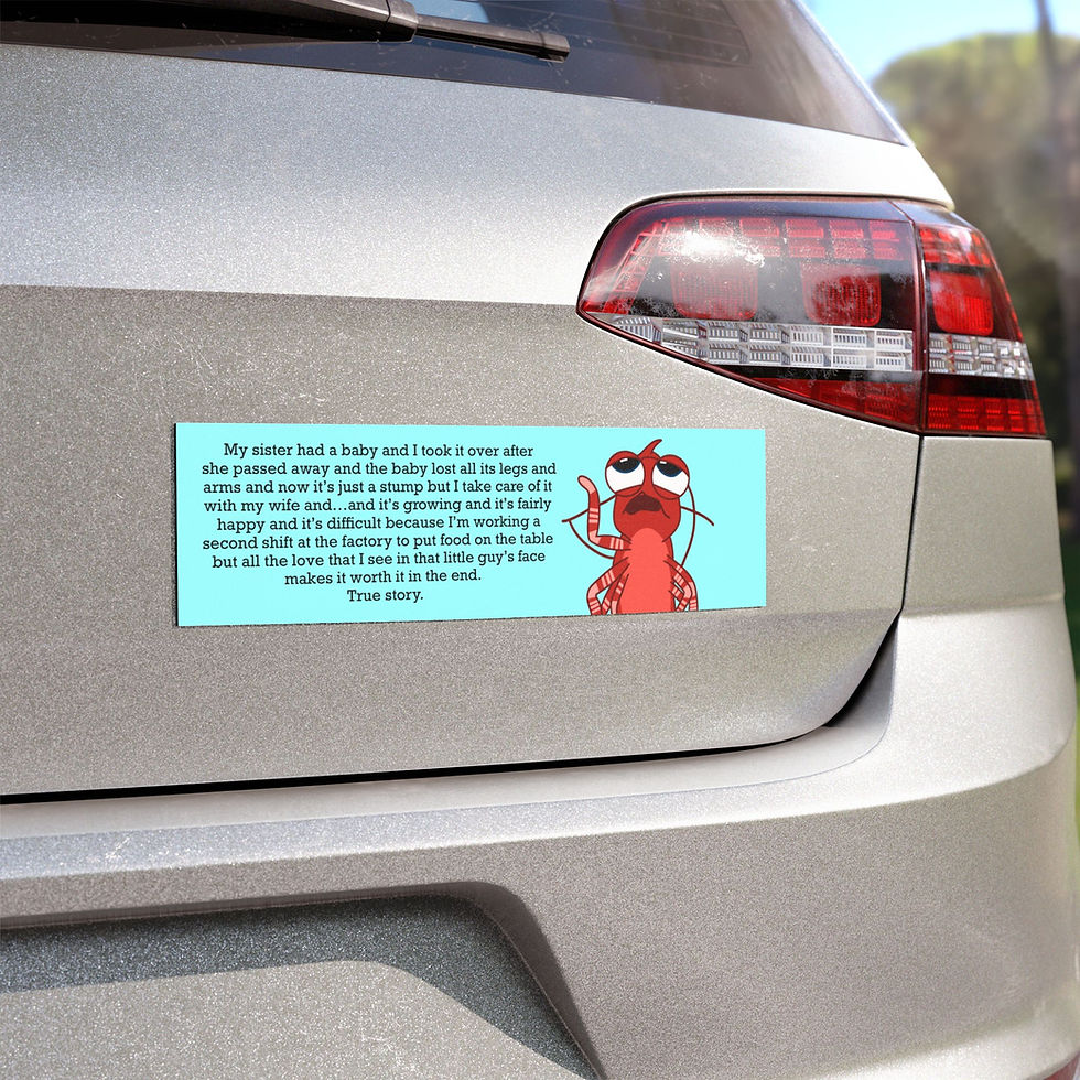 Thumbnail: Shark Tales Shrimp Car Magnet