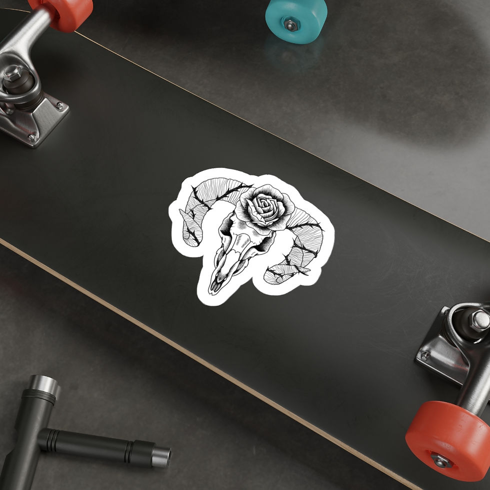 Thumbnail: Aries Ram Sticker