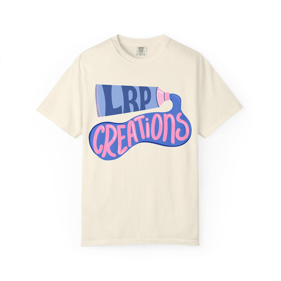 Thumbnail: LRP Creations Logo Unisex Garment-Dyed T-shirt