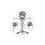 Thumbnail: Libra Scale Floral Sticker