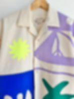 BaeMa T Boa | Ecru Sailing Shirt | Front Zoom