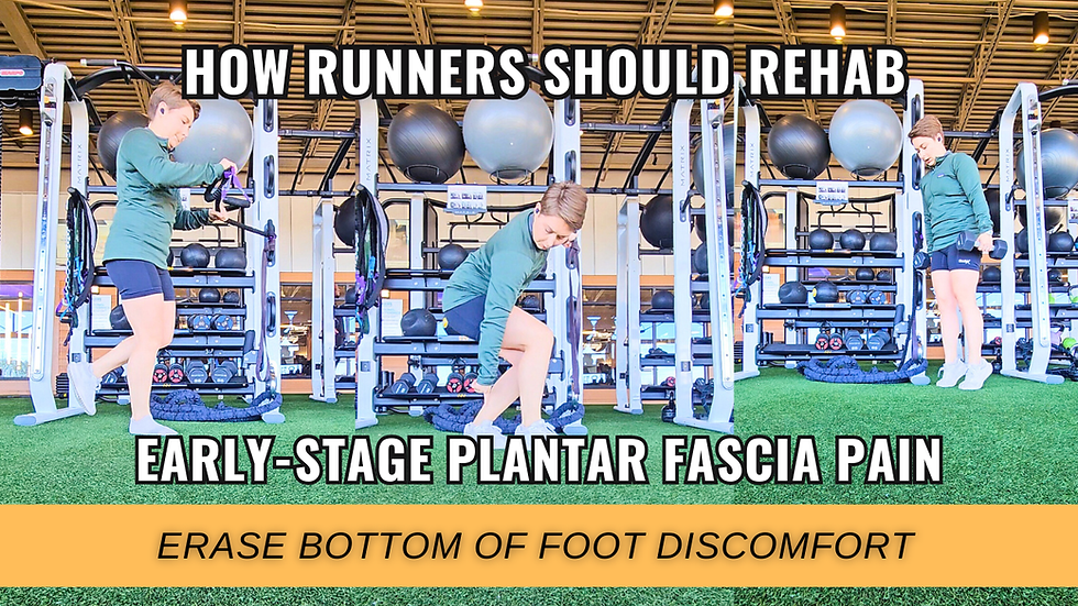 Still Hurting in the Morning? How Runners Should Treat Early-Stage Plantar Fasciopathy