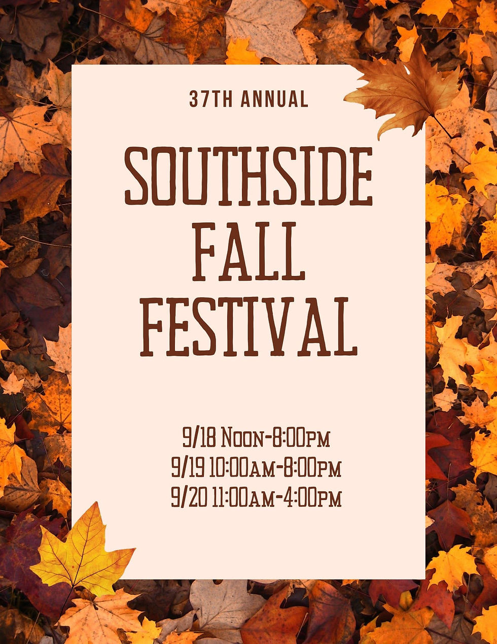 Saint Joseph Southside Fall Festival