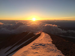 Sunrise on Erciyes