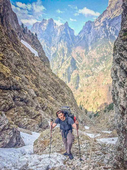 The Dolomites - hiking is hard work