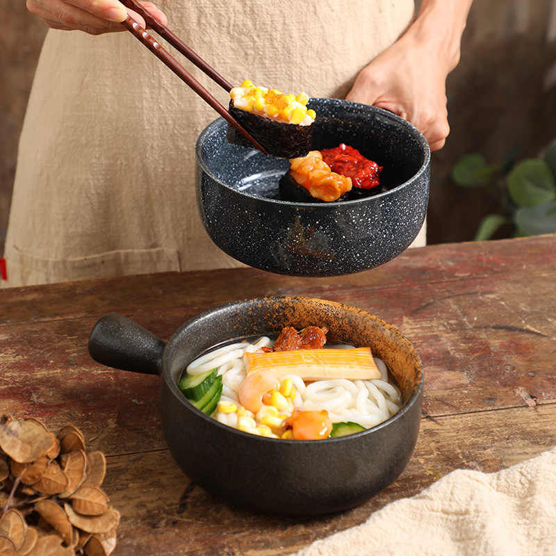 Hình thu nhỏ: BOWL004 - Ceramic Handle Bowl | Multifunctional Tableware