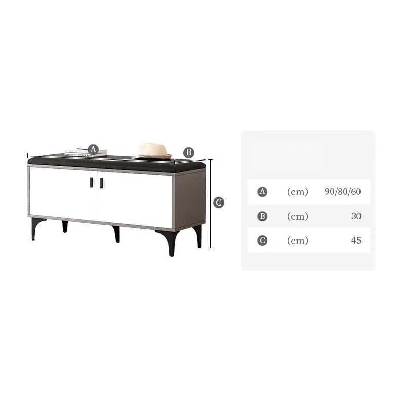 섬네일: SOCE024 Craftsman Stylish and Practical Shoe Bench and Cabinet Combo