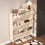Hình thu nhỏ: SOCE054 - Elegant French Cream 3 Flip-Down Doors Shoe Cabinet