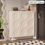 Hình thu nhỏ: SOCE054 - Elegant French Cream 3 Flip-Down Doors Shoe Cabinet