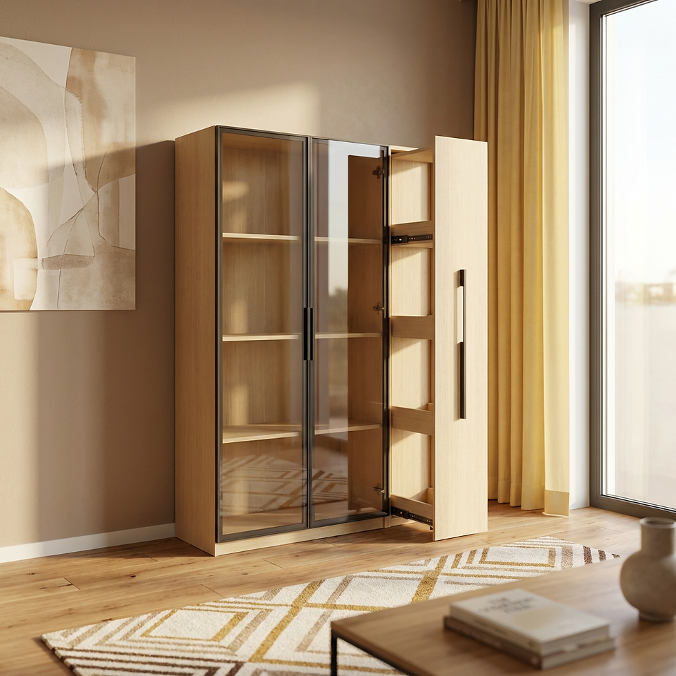 Hình thu nhỏ: BS054 - Modern Nordic Display Cabinet & Storage