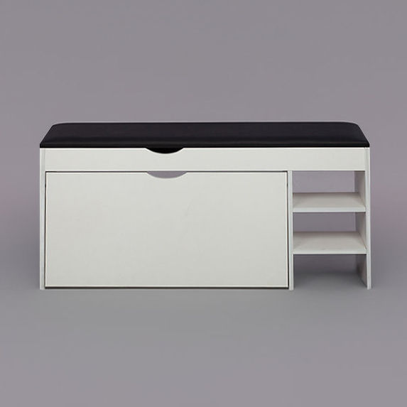 Hình thu nhỏ: SOCE056 - Spacious Shoe Organizer Bench with Cushioned Top