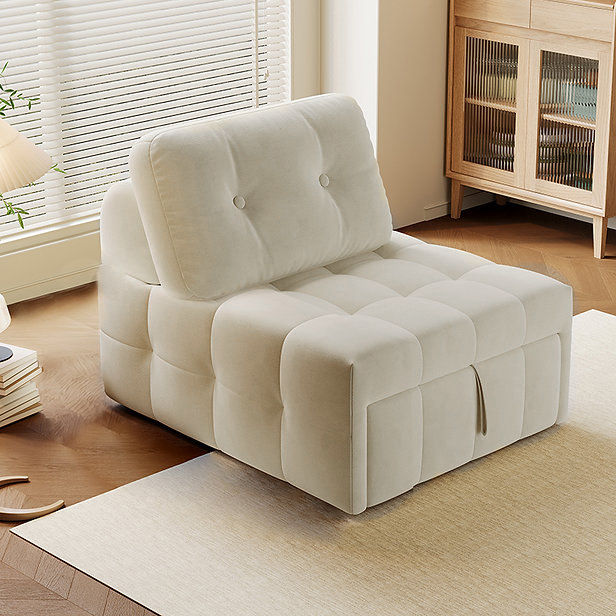 Thumbnail: SOB034-CushSlide Transformable Lounge Sofa Bed