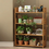 Miniature : BS052 - Multi-Tier Bamboo Freestanding Storage Rack Plant Stand & Display Shelf