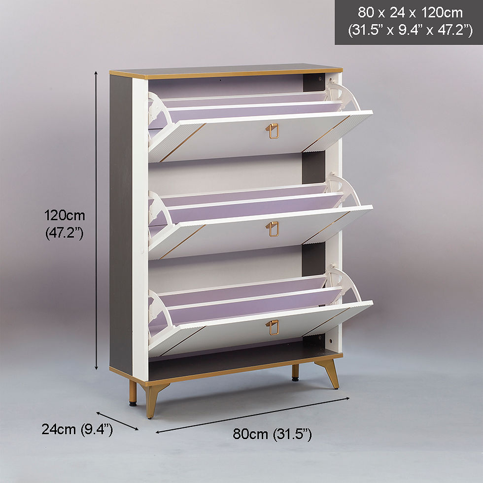 Thumbnail: SOCE042 - Modern Minimalist Slim Shoe Cabinet