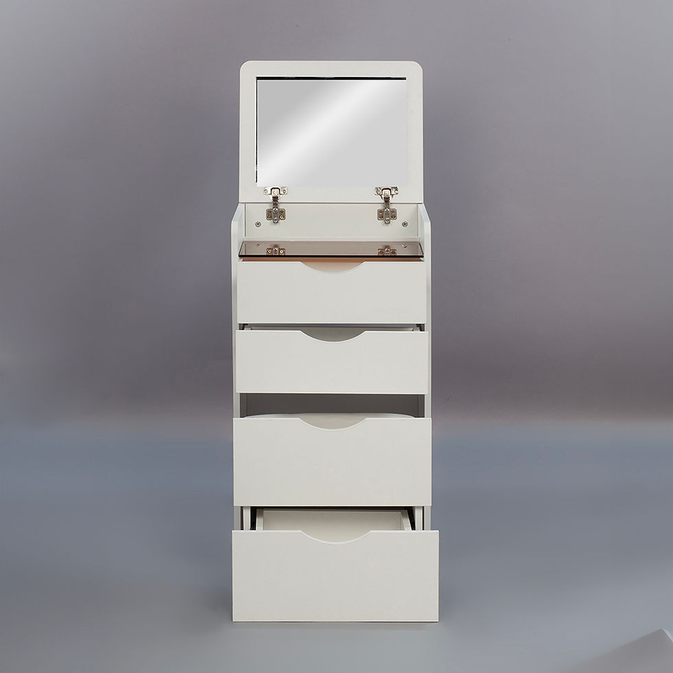Hình thu nhỏ: DR011 - Flip-Top Dresser Multi-Function Cabinet Small Storage