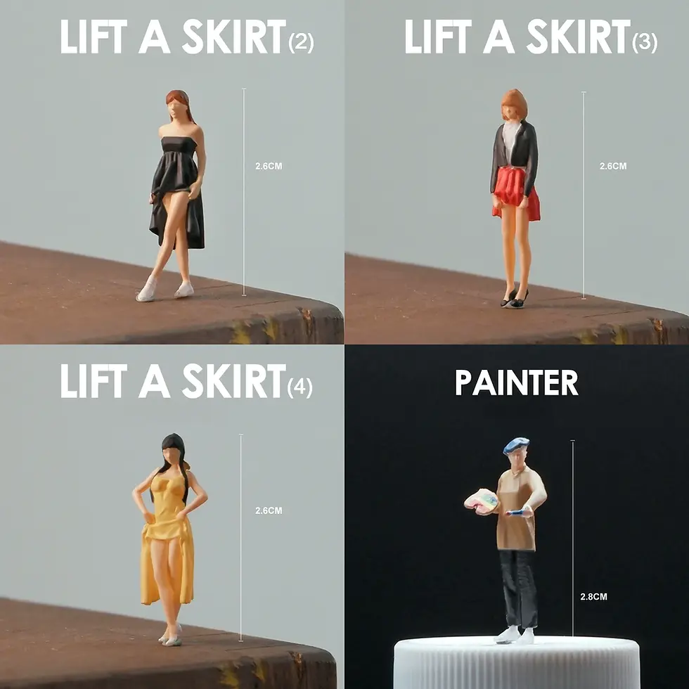 Thumbnail: TOY002 - Realistic 3D Miniature Figurine Props for Mini Scene Building