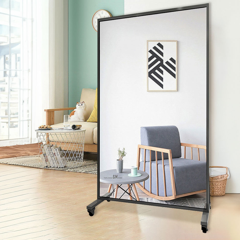 サムネイル： MR003 Home Gym Super-sized Portable Dance Mirror