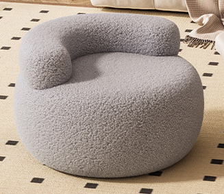 섬네일: SOB020 - Cream Style Home Sofa Stool Round Stool