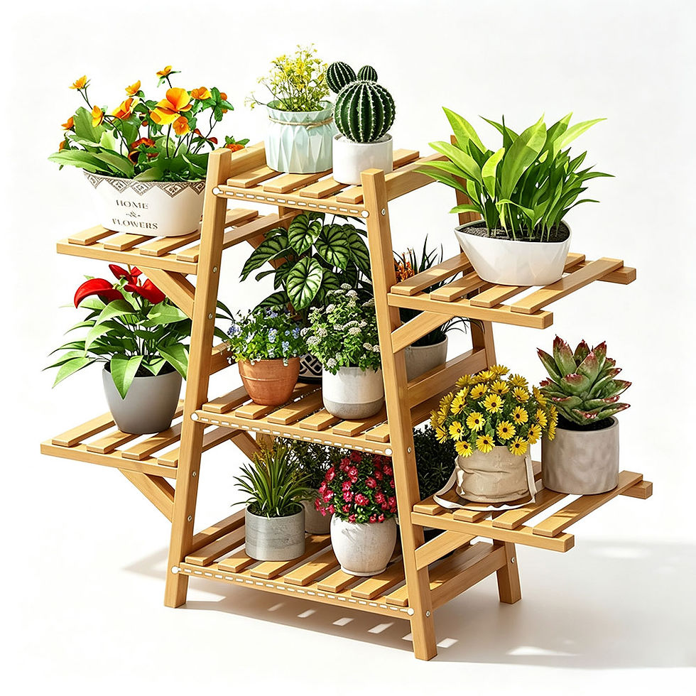 Hình thu nhỏ: PS048 - Bambreeze Multiple Sizes Bamboo Plant Stand