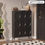 Hình thu nhỏ: SOCE054 - Elegant French Cream 3 Flip-Down Doors Shoe Cabinet