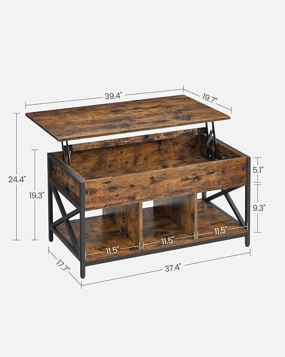 サムネイル： EDB041 - Lift Top Coffee Table with Hidden Storage