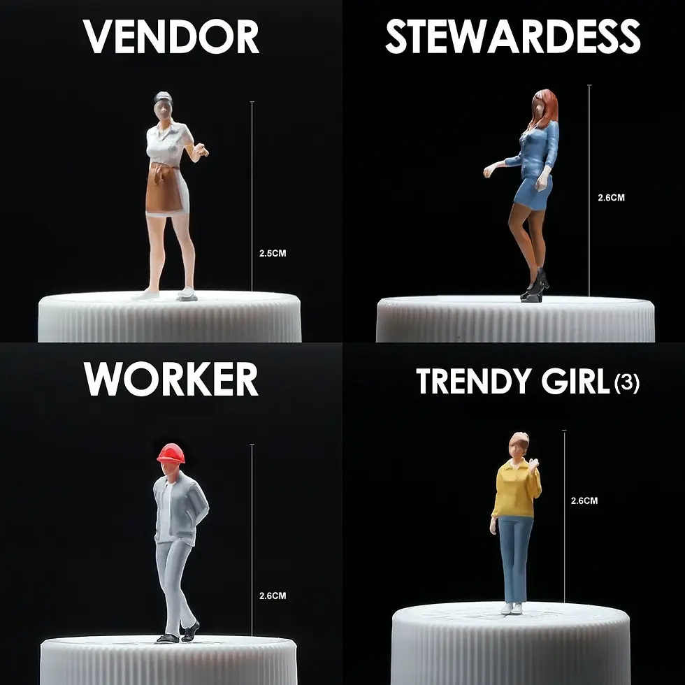 Thumbnail: TOY002 - Realistic 3D Miniature Figurine Props for Mini Scene Building