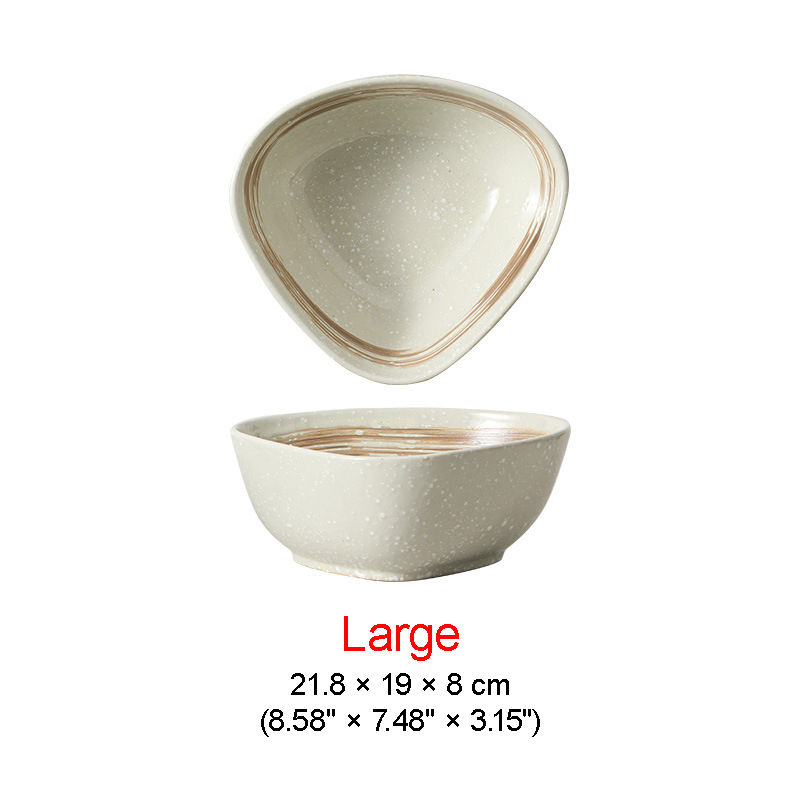 Thumbnail: BOWL005 - Irregular Ceramic Soup & Salad Bowl | Creative Modern Tableware