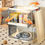 Hình thu nhỏ: BS043 - Multifunctional Cozy Cat House with Storage Cabinet