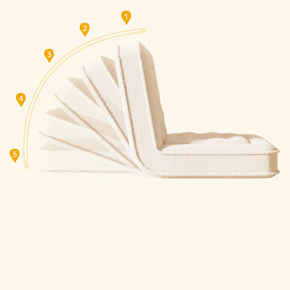 Thumbnail: SOB016 - Foldable Lazy Couch Bed with Adjustable Backrest