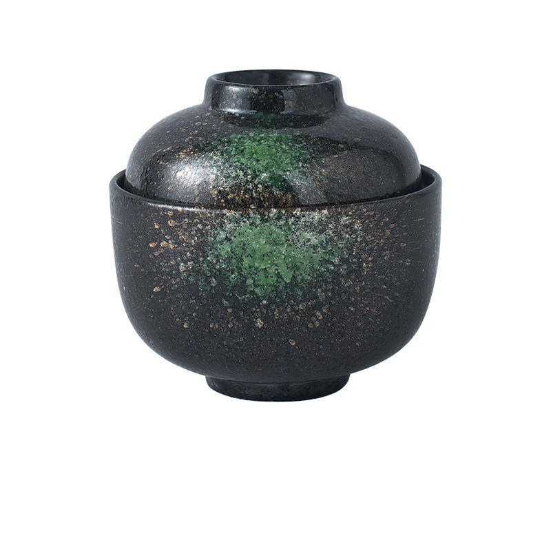 サムネイル： BOWL007 - Ceramic Mini Casserole Soup Bowl with Lid