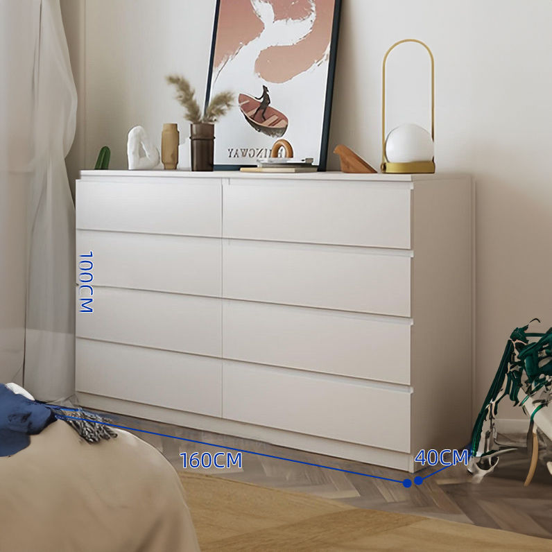 Miniature : CBD030 - Elegant Multiple-Drawer White Dresser Modern Accent Storage