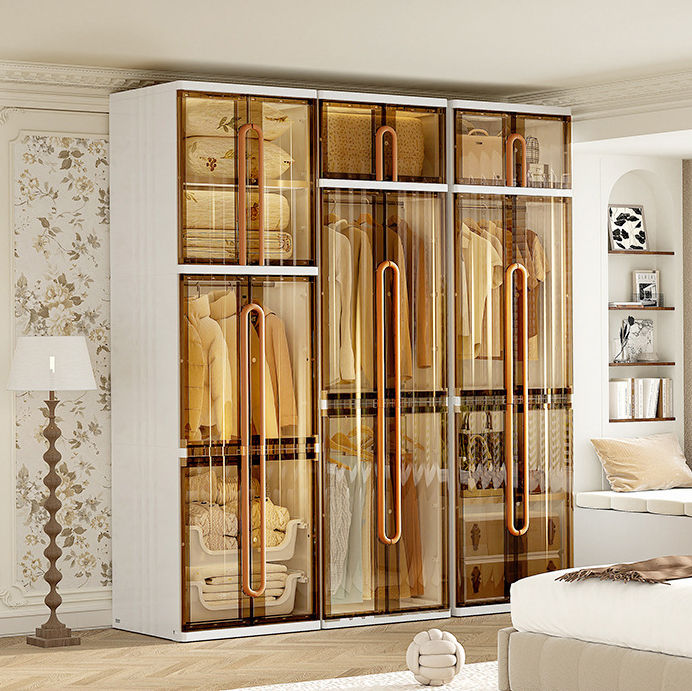 Hình thu nhỏ: CC054 - Multi-Layer Plastic Wardrobe Closet – Modular Hanging & Storage Cabinet