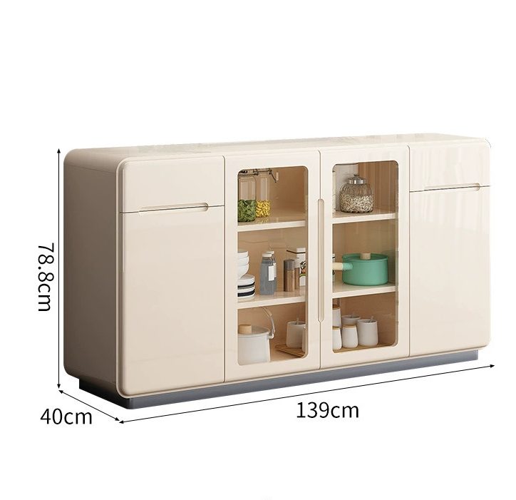 Thumbnail: WCK017 - Elegant High-Gloss Multi-Purpose Storage Cabinet