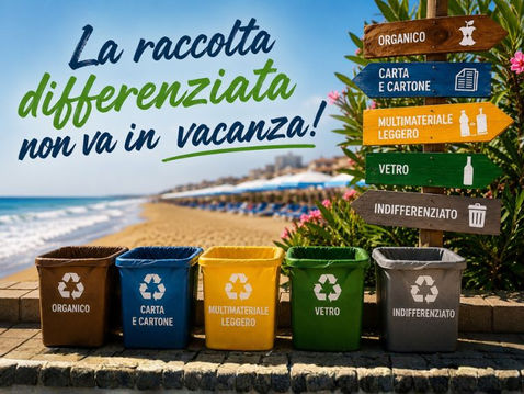 La raccolta differenziata non va in vacanza: insieme per una Viareggio più pulita