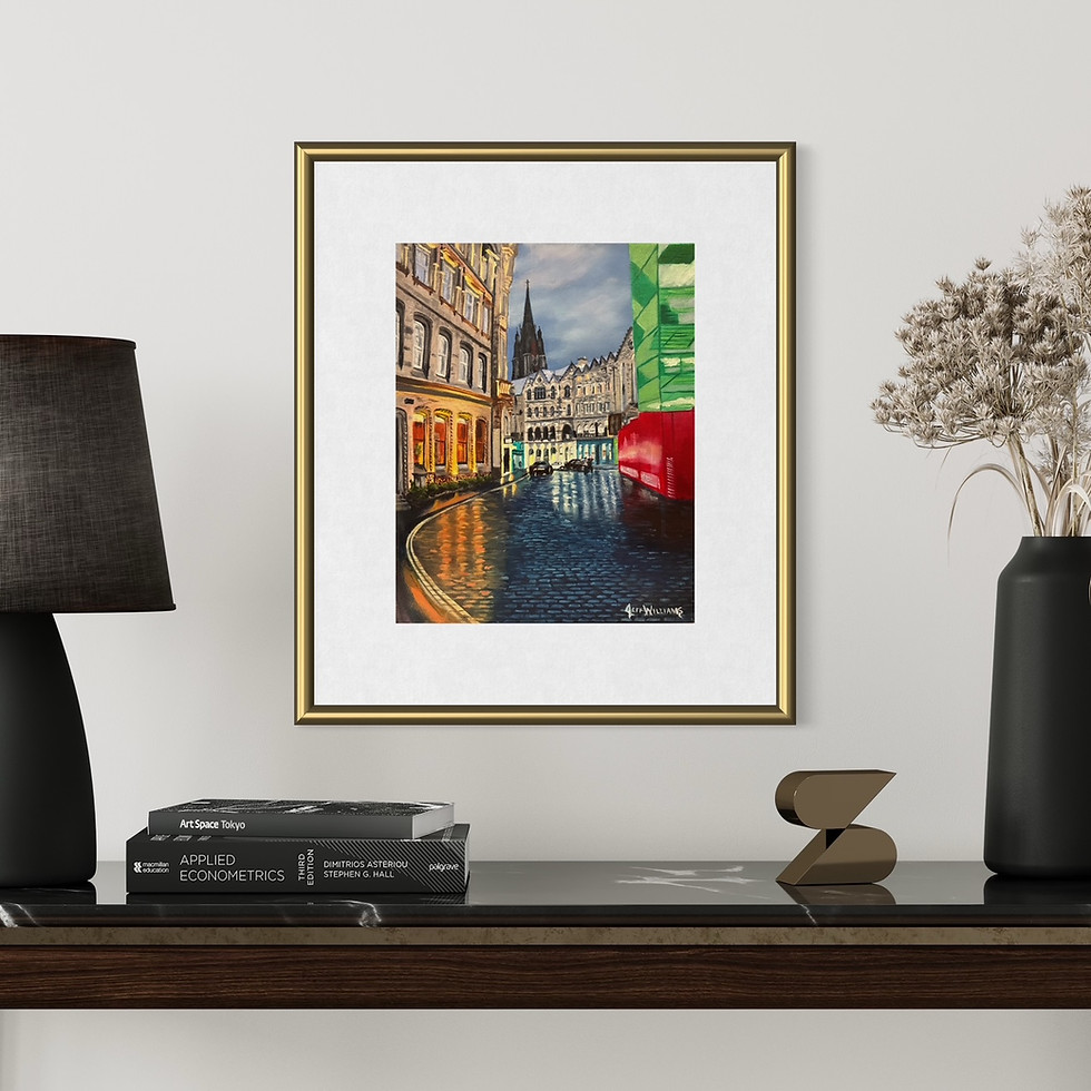 Twilight on Victoria St — cityscape fine art print by Joss Williams | River Horse Art Gallery