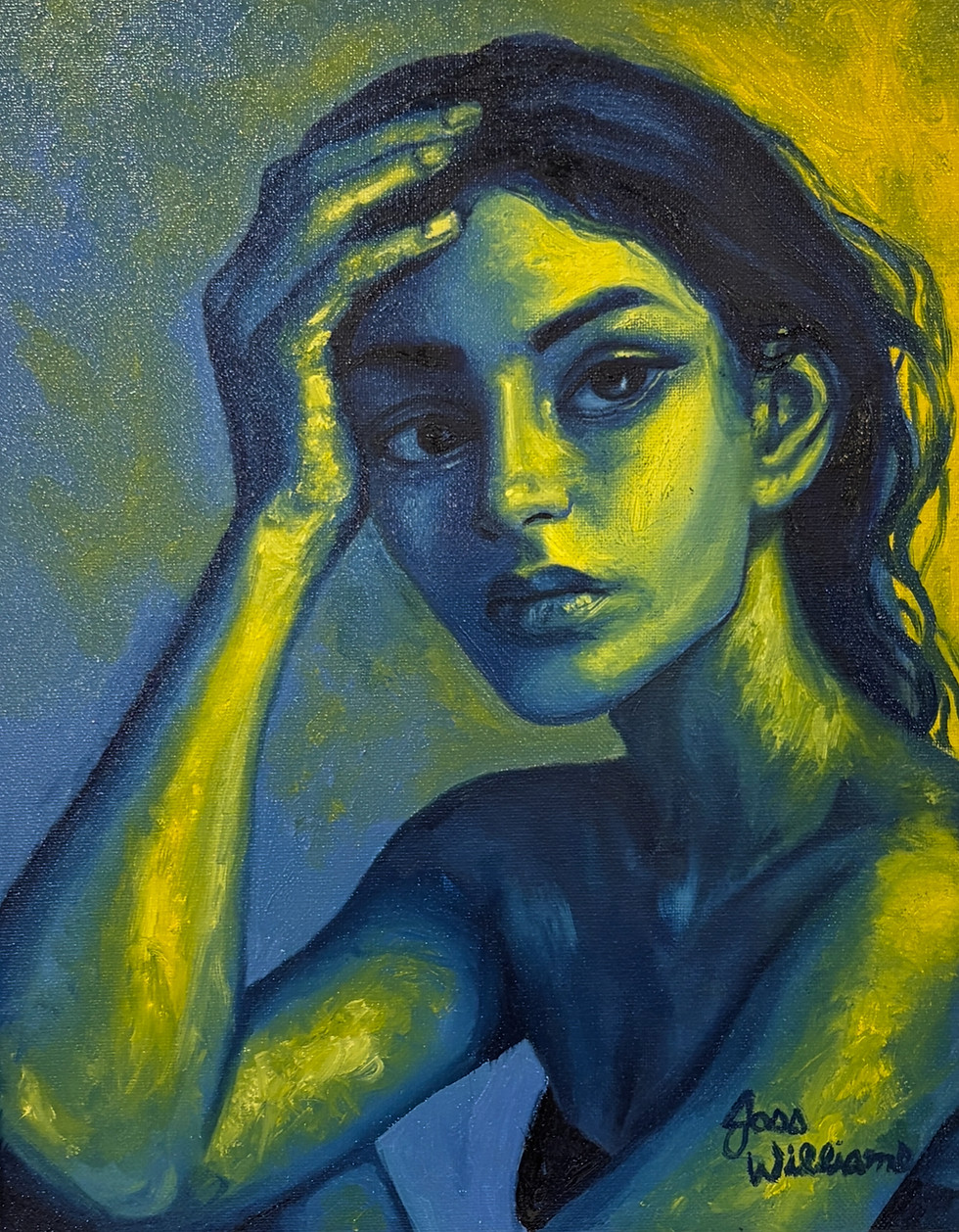 Self Reflection — portrait fine art print by Joss Williams | River Horse Art Gallery
