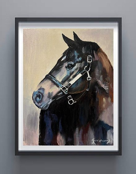Abstract Steed | Horse Animal Fine Art Print | Jeff S Williams Art
